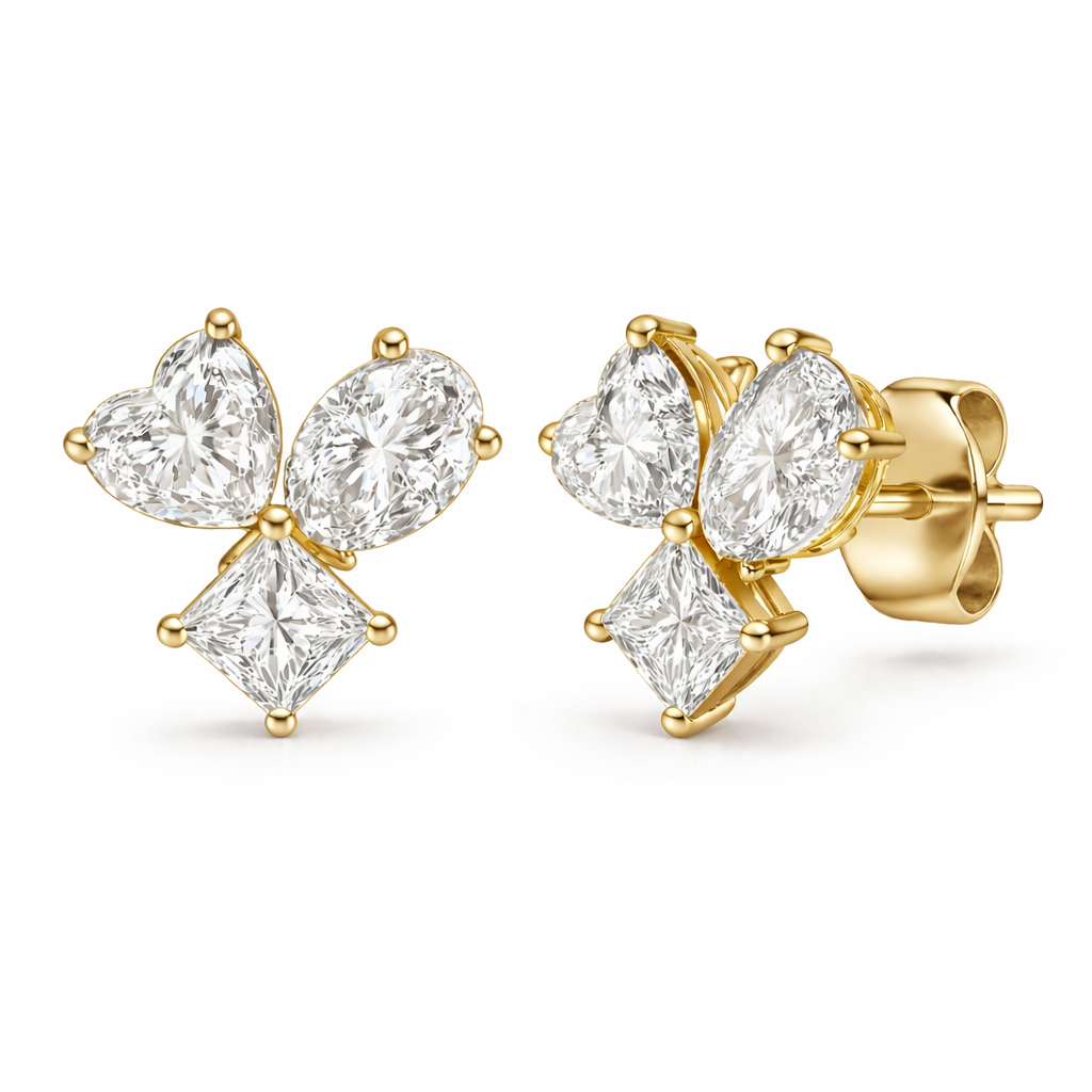 Lab Created Diamond Earrings